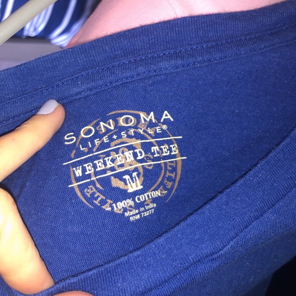 Blue Sonoma Men’s Medium T-shirt - Picture 3 of 3